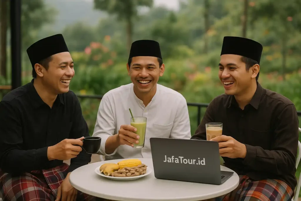 ngobrol umrah di kafe