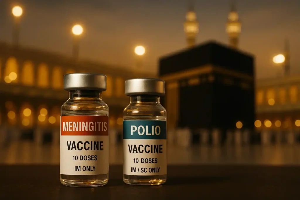 vaksin polio untuk umroh haji