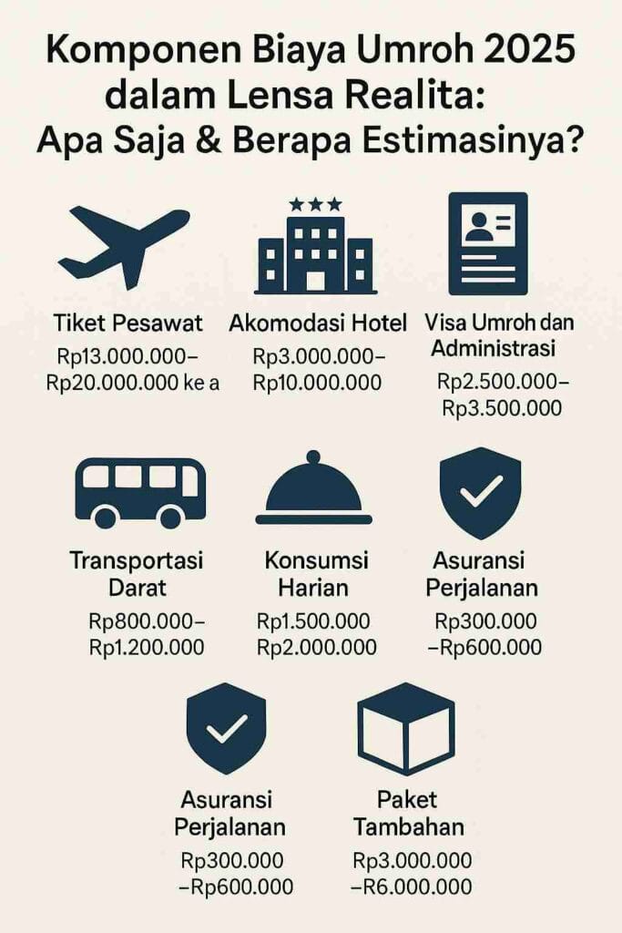 Komponen biaya umroh 2025