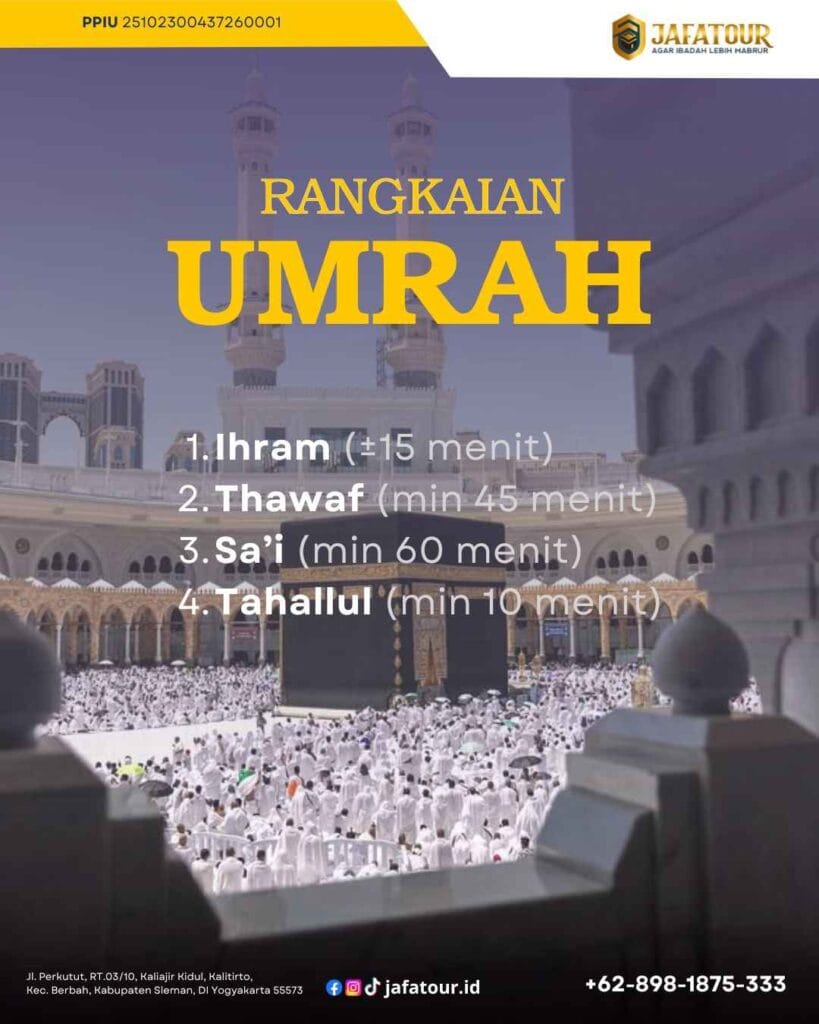 Rangkaian ibadah umrah