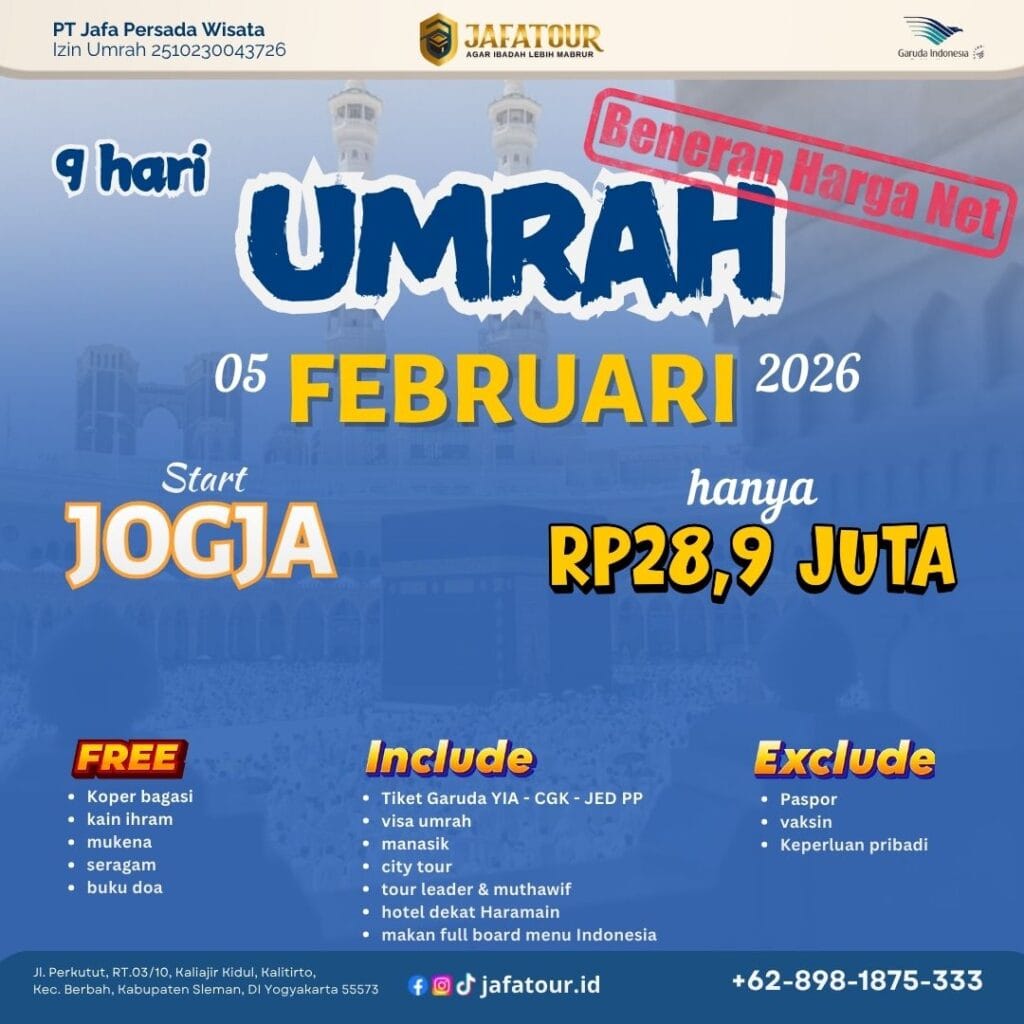 Umrah awal febrauri 2026